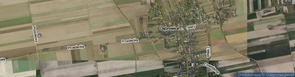 Zdjęcie satelitarne Przedecka ul.