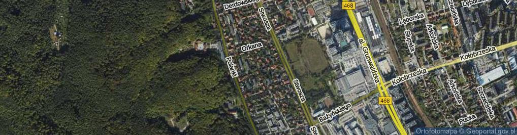 Zdjęcie satelitarne Przerwy-Tetmajera Kazimierza ul.