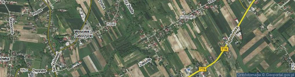 Zdjęcie satelitarne Przy Źródle ul.