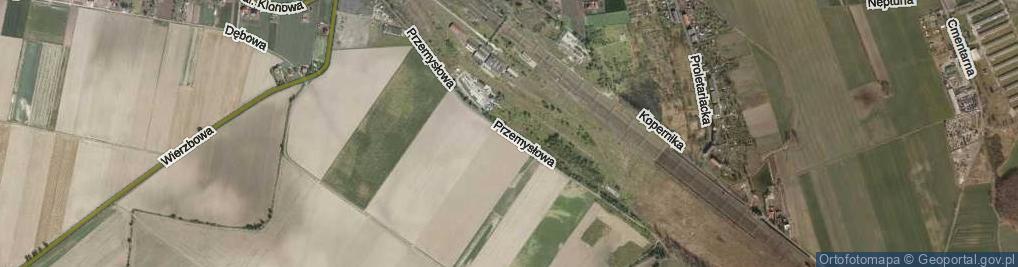 Zdjęcie satelitarne Przemysłowa ul.