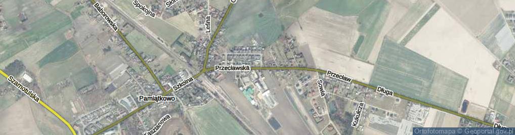 Zdjęcie satelitarne Przecławska ul.
