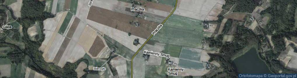 Zdjęcie satelitarne Praczka ul.