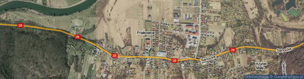Zdjęcie satelitarne Prałkowce ul.