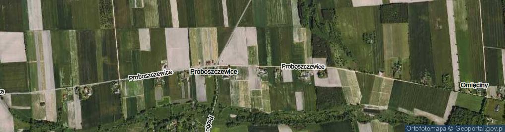Zdjęcie satelitarne Proboszczewice ul.