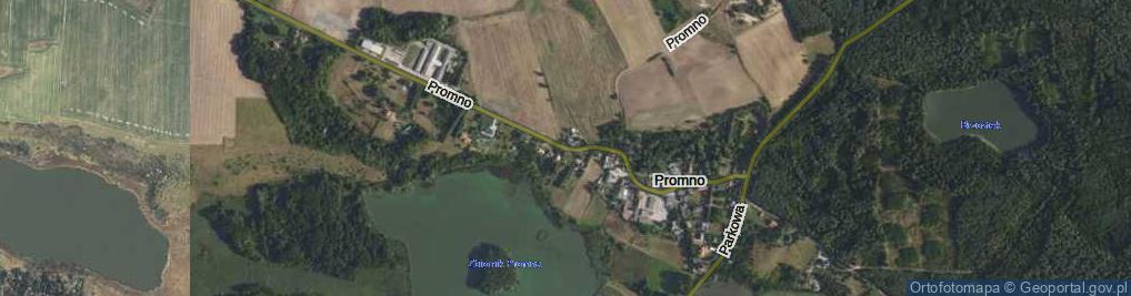 Zdjęcie satelitarne Promno ul.