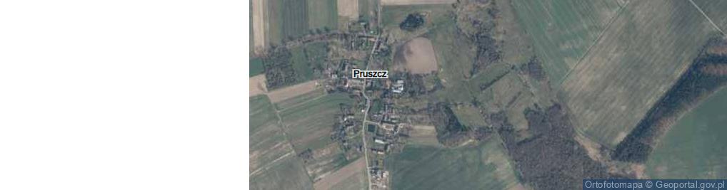Zdjęcie satelitarne Pruszcz ul.