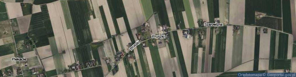 Zdjęcie satelitarne Pruszki ul.