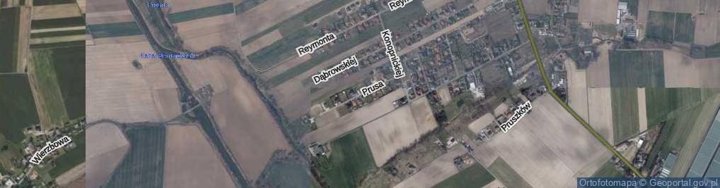 Zdjęcie satelitarne Prusa Bolesława ul.