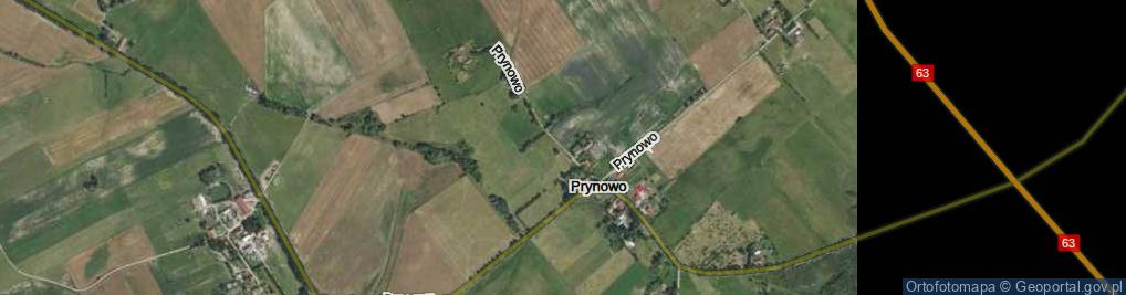 Zdjęcie satelitarne Prynowo ul.