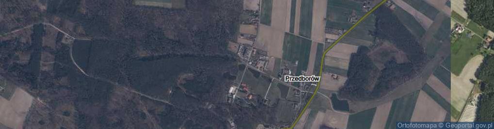 Zdjęcie satelitarne Przedborów ul.