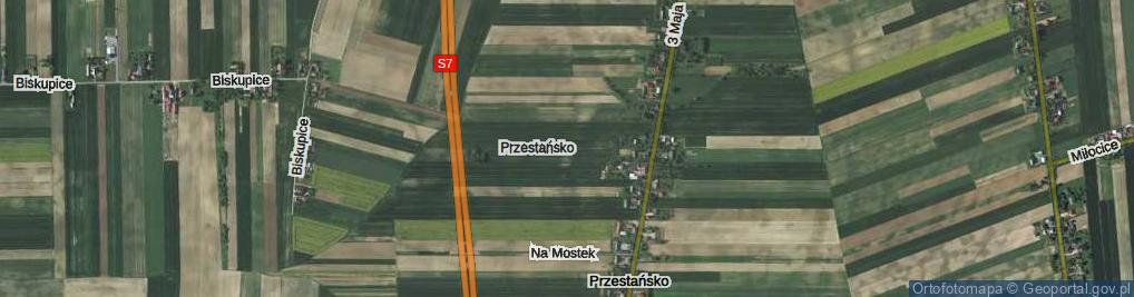 Zdjęcie satelitarne Przestańsko ul.