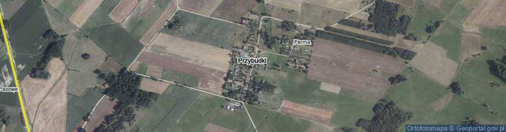 Zdjęcie satelitarne Przybudki ul.
