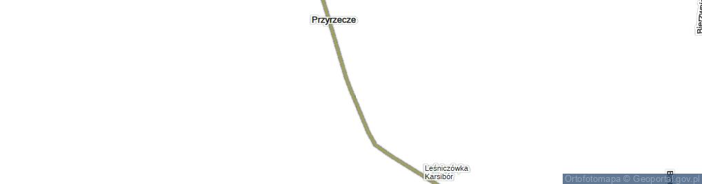Zdjęcie satelitarne Przyrzecze ul.