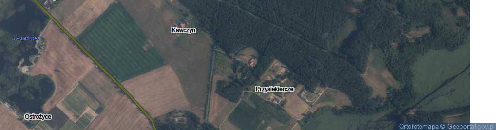 Zdjęcie satelitarne Przysiekiercze ul.