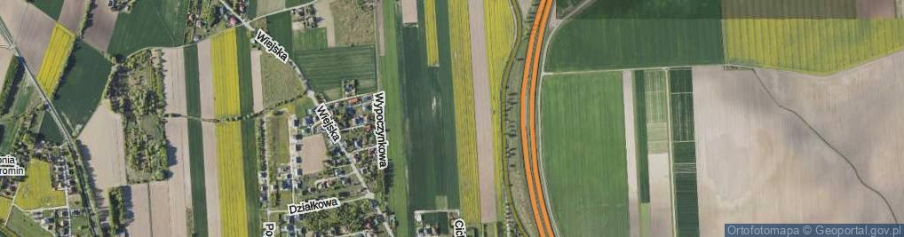 Zdjęcie satelitarne Promienna ul.