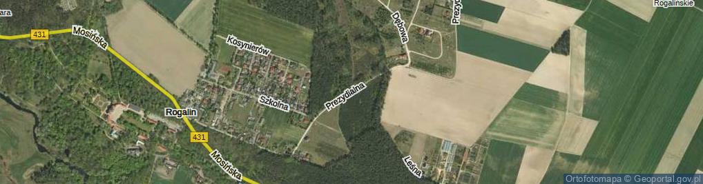 Zdjęcie satelitarne Prezydialna ul.