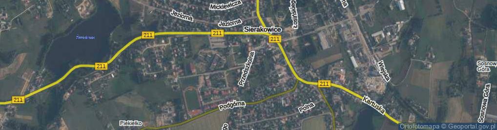 Zdjęcie satelitarne Przedszkolna ul.