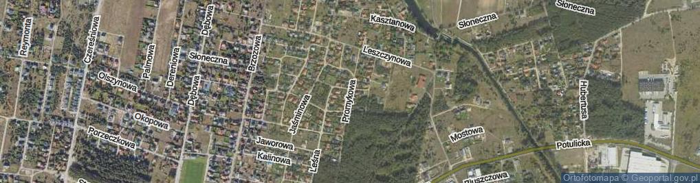 Zdjęcie satelitarne Promykowa ul.