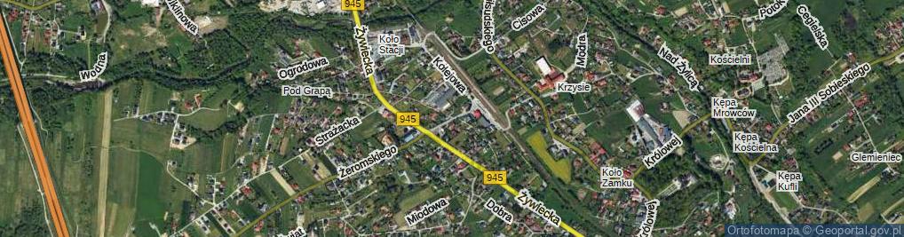 Zdjęcie satelitarne Prusa ul.