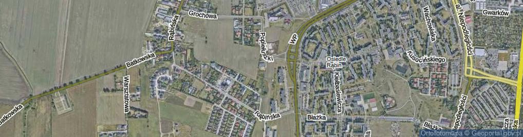 Zdjęcie satelitarne Pszeniczna ul.