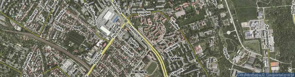 Zdjęcie satelitarne Pszona Mieczysława ul.
