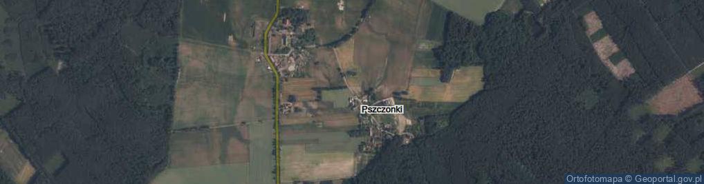 Zdjęcie satelitarne Pszczonki ul.