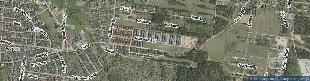 Zdjęcie satelitarne Puchalskiego Józefa Karola ul.