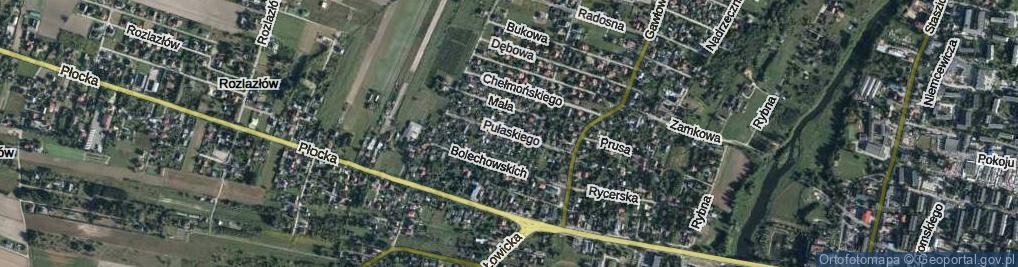 Zdjęcie satelitarne Pułaskiego Kazimierza, gen. ul.