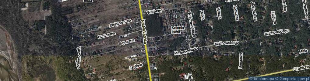 Zdjęcie satelitarne Rakietowa ul.