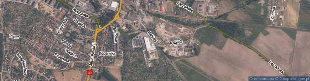Zdjęcie satelitarne Rabiegi Józefa, por. ul.