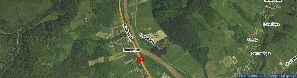 Zdjęcie satelitarne Radwanów ul.