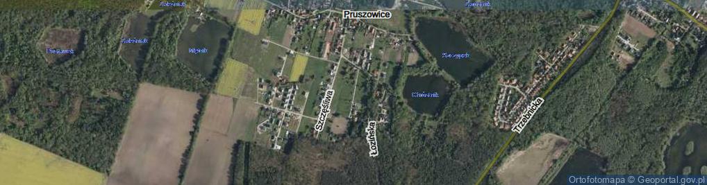 Zdjęcie satelitarne Radosna ul.