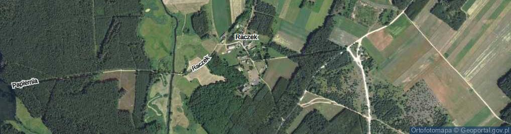Zdjęcie satelitarne Raczek ul.