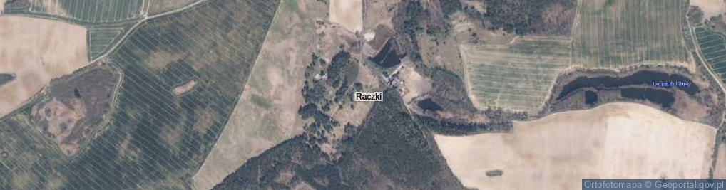 Zdjęcie satelitarne Raczki ul.