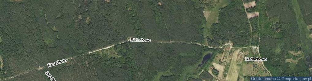 Zdjęcie satelitarne Radachowo ul.