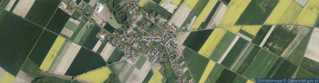 Zdjęcie satelitarne Radzowice ul.