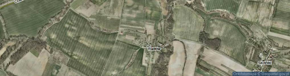 Zdjęcie satelitarne Radłów ul.