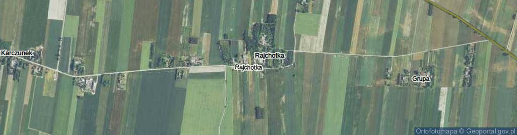 Zdjęcie satelitarne Rajchotka ul.
