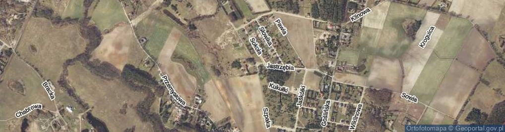 Zdjęcie satelitarne Rakownia ul.