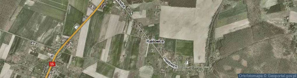 Zdjęcie satelitarne Rakłowice ul.