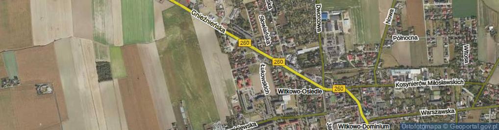 Zdjęcie satelitarne Radosna ul.