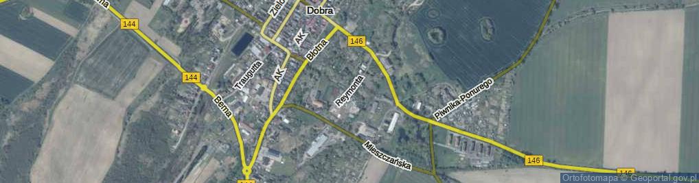 Zdjęcie satelitarne Reymonta Władysława ul.