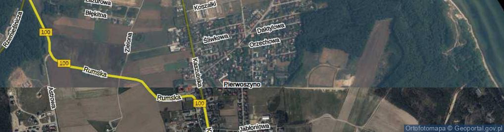 Zdjęcie satelitarne Renklodowa ul.