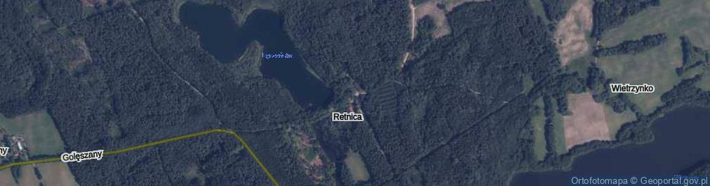 Zdjęcie satelitarne Retnica ul.