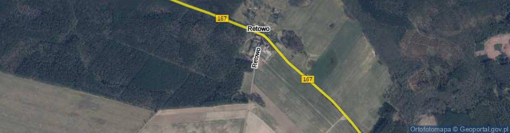 Zdjęcie satelitarne Retowo ul.