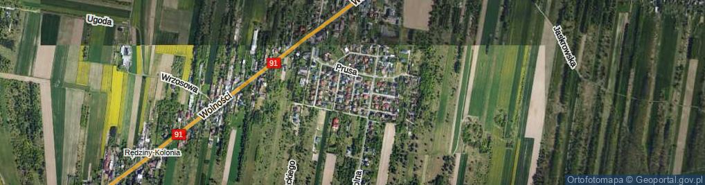 Zdjęcie satelitarne Reymonta Władysława ul.
