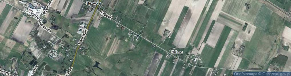 Zdjęcie satelitarne Rokosz ul.