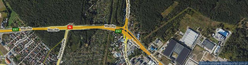 Zdjęcie satelitarne Rondo Putry Krzysztofa Jakuba, Wicemarszałka Sejmu RP rondo.