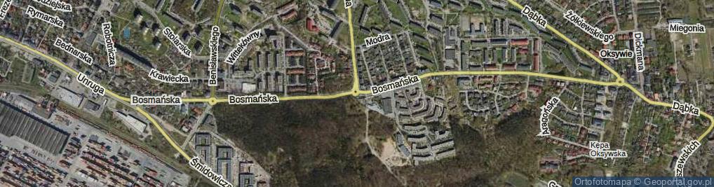 Zdjęcie satelitarne Rondo Nowotnego Bogumiła, kmdr. rondo.