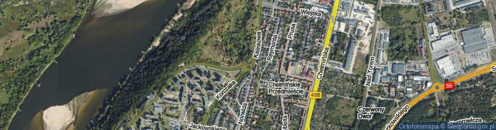 Zdjęcie satelitarne Rondo Herberta Zbigniewa rondo.